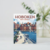 Carte Postale Hoboken New Jersey (Debout devant)