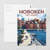 Carte Postale Hoboken New Jersey (Devant / Derrière)