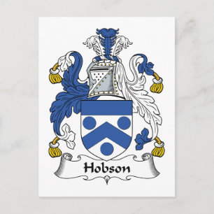 Carte Postale Hobson Family Crest