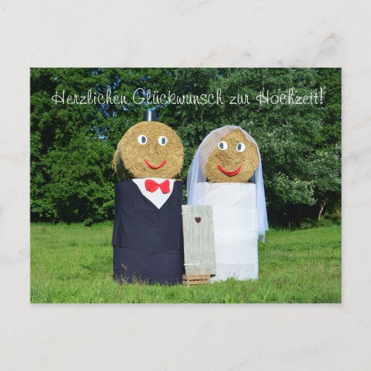 Carte Postale Hochzeit ....Glückwunsch (Devant)