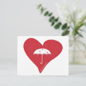 Carte Postale Hochzeit Herz (Debout devant)