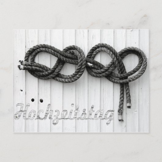 Carte Postale Hochzeitstag (Devant)