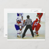 Carte Postale hockey (Devant / Derrière)