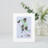 Carte Postale Hockey pour l'art du but (Debout devant)