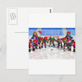 Carte Postale Hockey sur glace (Devant / Derrière)