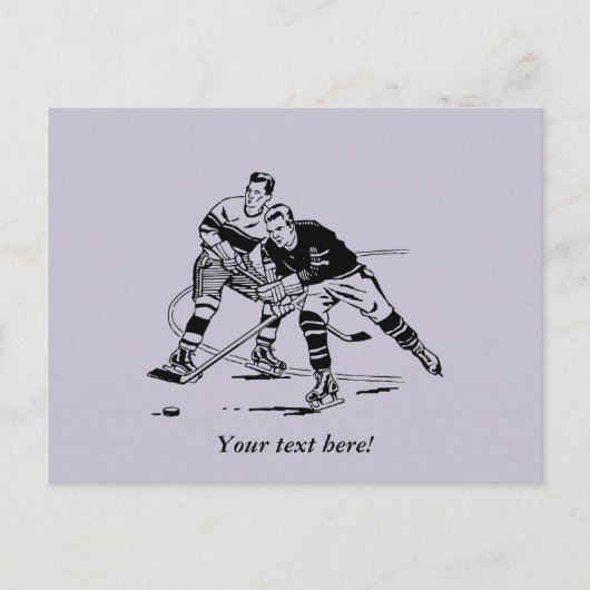 Carte Postale Hockey sur glace (Devant)