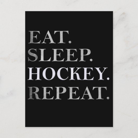 Carte Postale Hockey sur glace (Devant)