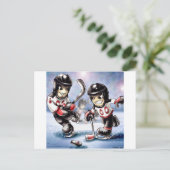Carte Postale hockey sur glace (Debout devant)