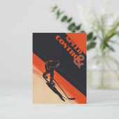 Carte Postale Hockey sur glace Vitesse et Contrôle (Debout devant)