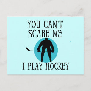 Carte Postale Hockey vous ne pouvez pas me faire peur T-shirts e