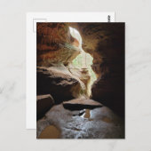 Carte Postale Hocking Hills Ohio Cave Iconique (Devant / Derrière)