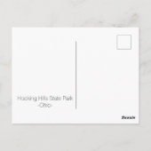 Carte Postale Hocking Hills Ohio Cave Iconique (Dos)