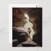 Carte Postale Hocking Hills Ohio Rockhouse Grotte (Devant / Derrière)