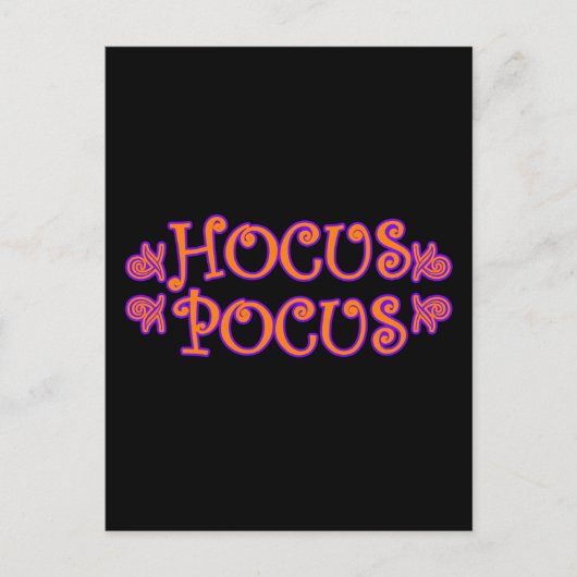 Carte Postale Hocus Pocus (Devant)