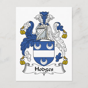 Carte Postale Hodges Family Crest