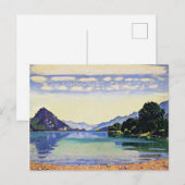 Carte Postale Hodler - Lac Thun de Lessig, art (Devant / Derrière)