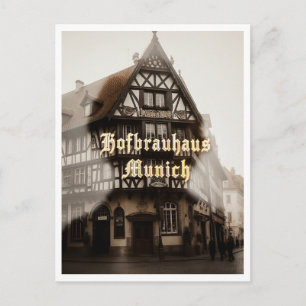Carte Postale Hofbrauhaus Munich Allemagne Bière Tourisme Voyage