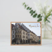 Carte Postale Hofbräuhaus (Munich) with text (Debout devant)