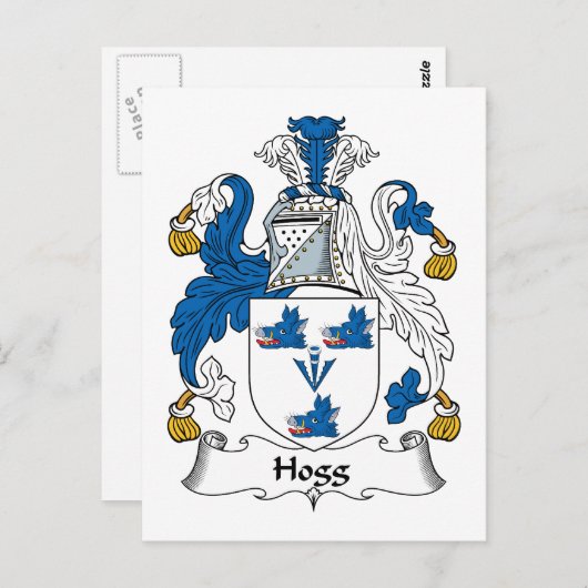 Carte Postale Hogg Family Crest (Devant / Derrière)