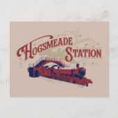 Carte Postale HOGSMEADE Station Vintage Graphisme (Devant)