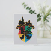 Carte Postale HoGWARTS™ Castle Crest House Insigne de fierté (Debout devant)