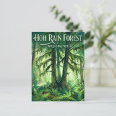 Carte Postale Hoh Rain Forest Washington (Debout devant)