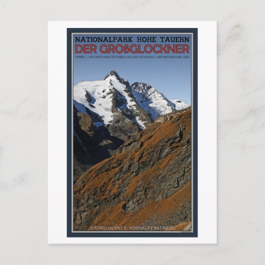 Carte Postale Hohe Tauern - Großglockner (Devant)