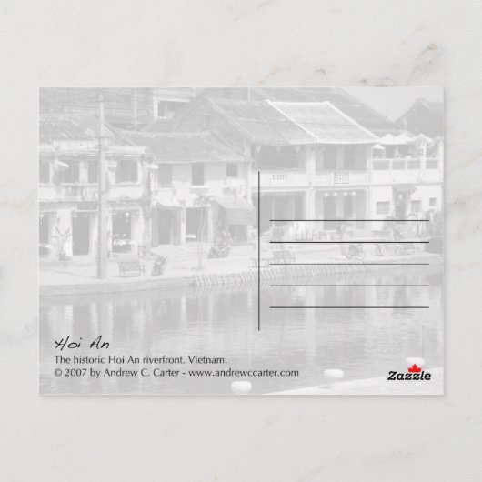 Carte Postale Hoi An (Dos)