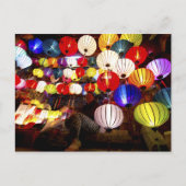 Carte Postale Hoi An Lantern Lady (Devant)