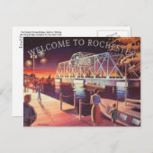 Carte postale Hojack Swing Bridge (Devant / Derrière)