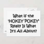 CARTE POSTALE HOKEY POKEY (Devant / Derrière)
