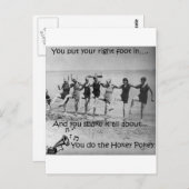 Carte Postale Hokey Pokey (Devant / Derrière)