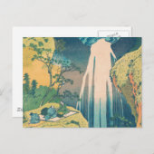 Carte Postale Hokusai Amida Cascade Japon (Devant / Derrière)