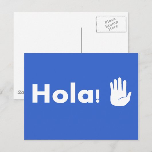 Carte Postale Hola (Devant / Derrière)