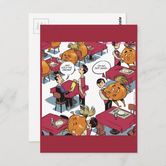 Carte Postale Hold The Onions Please (Devant / Derrière)