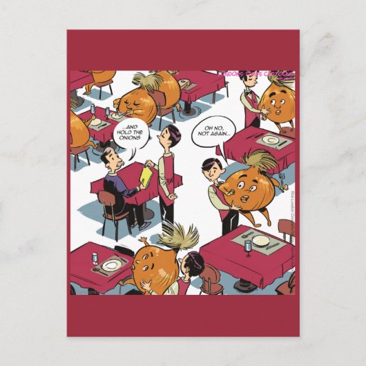 Carte Postale Hold The Onions Please (Devant)
