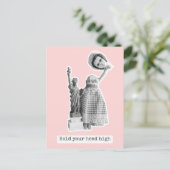 Carte Postale Hold your head high - The statue of Liberty (Debout devant)