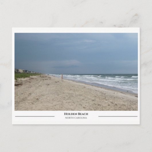 Carte Postale Holden Beach Caroline du Nord (Devant)