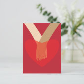 Carte Postale Holding Hands (Debout devant)