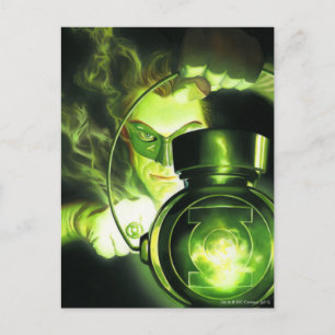 Carte Postale Holding the Green Lantern