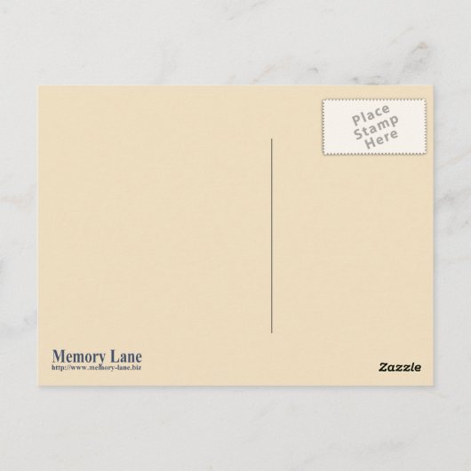 Carte Postale Holding Up the Mail (Dos)