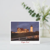 Carte Postale Hole Woods du phare de Cape Cod Nobska (Debout devant)