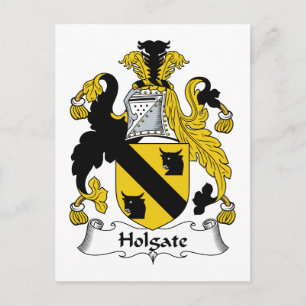 Carte Postale Holgate Family Crest