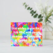 Carte Postale HOLI Festival des couleurs + vos idées (Debout devant)