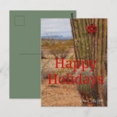 Carte Postale Holiday Cactus (Devant / Derrière)