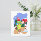 Carte Postale Holiday Express Snail Mail by Turtle (Debout devant)