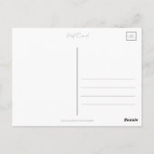 Carte Postale Holiday Express Snail Mail by Turtle (Dos)