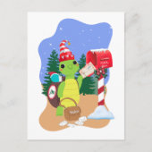 Carte Postale Holiday Express Snail Mail by Turtle (Devant)