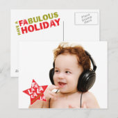 Carte postale Holiday Fa La Star (Devant / Derrière)