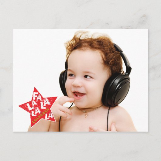 Carte postale Holiday Fa La Star (Devant)